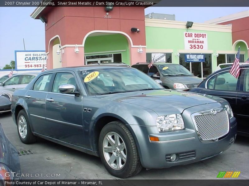 Silver Steel Metallic / Dark Slate Gray/Light Graystone 2007 Chrysler 300 Touring