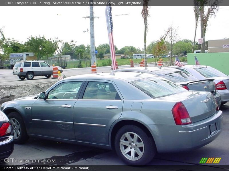 Silver Steel Metallic / Dark Slate Gray/Light Graystone 2007 Chrysler 300 Touring