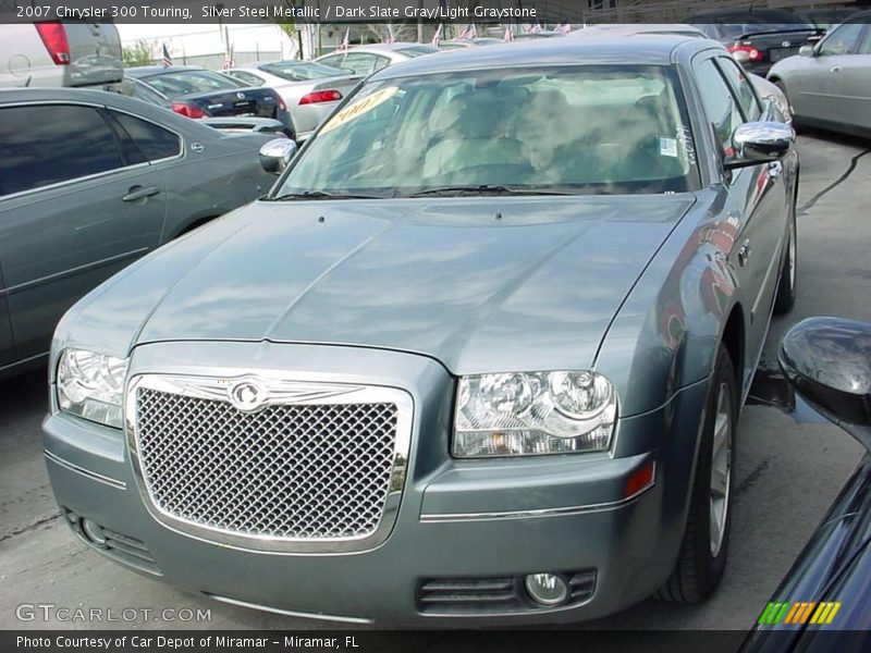 Silver Steel Metallic / Dark Slate Gray/Light Graystone 2007 Chrysler 300 Touring