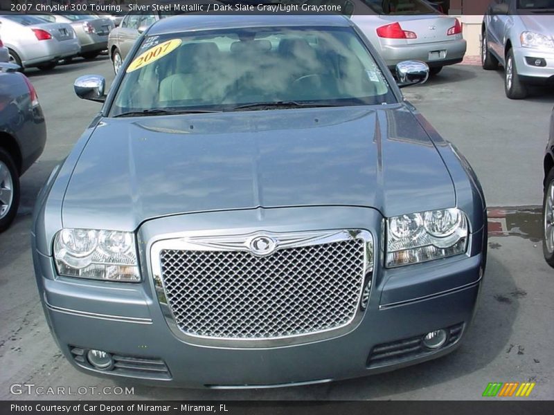 Silver Steel Metallic / Dark Slate Gray/Light Graystone 2007 Chrysler 300 Touring