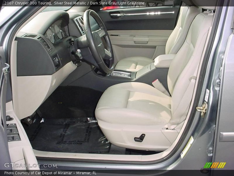 Silver Steel Metallic / Dark Slate Gray/Light Graystone 2007 Chrysler 300 Touring