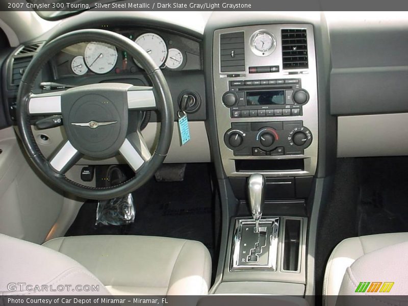 Silver Steel Metallic / Dark Slate Gray/Light Graystone 2007 Chrysler 300 Touring