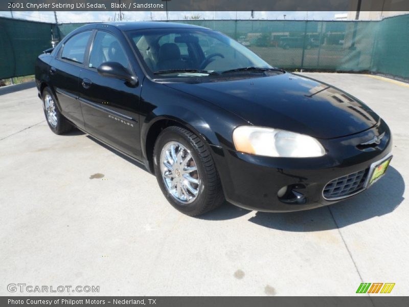 Black / Sandstone 2001 Chrysler Sebring LXi Sedan