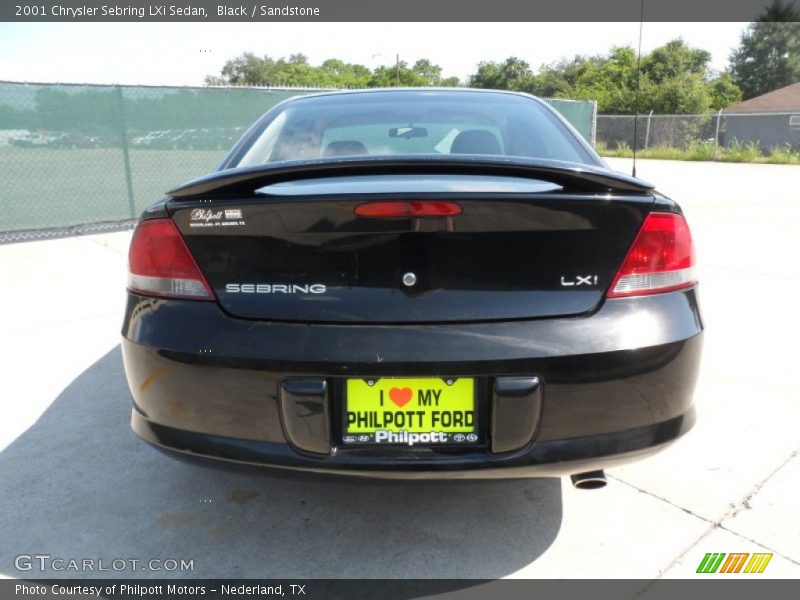 Black / Sandstone 2001 Chrysler Sebring LXi Sedan
