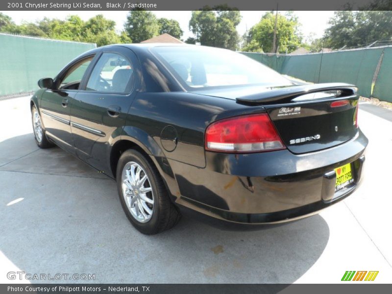Black / Sandstone 2001 Chrysler Sebring LXi Sedan