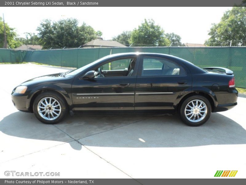 Black / Sandstone 2001 Chrysler Sebring LXi Sedan