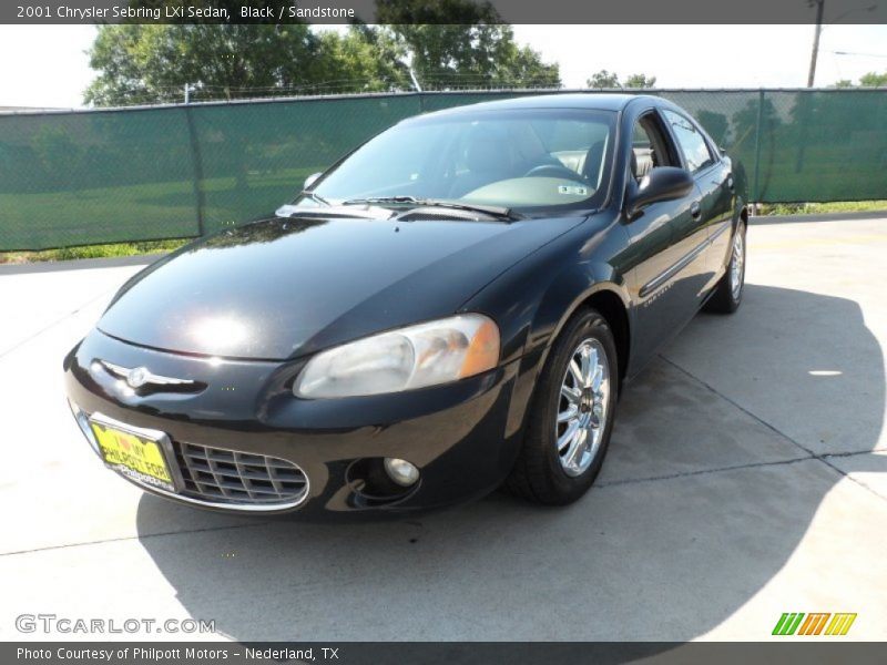 Black / Sandstone 2001 Chrysler Sebring LXi Sedan