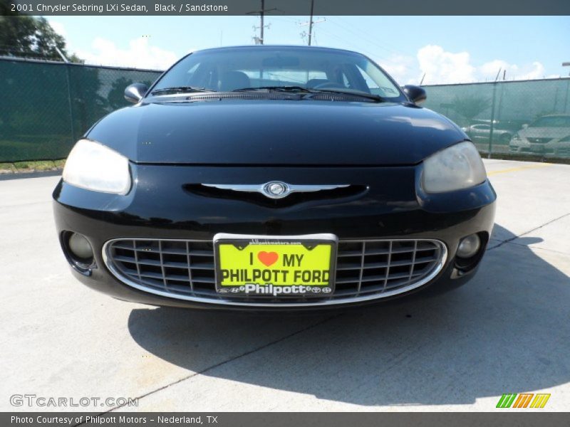 Black / Sandstone 2001 Chrysler Sebring LXi Sedan