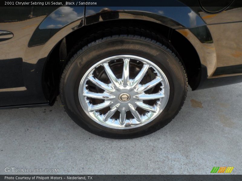 Black / Sandstone 2001 Chrysler Sebring LXi Sedan