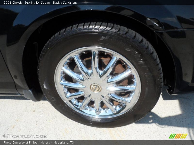 Black / Sandstone 2001 Chrysler Sebring LXi Sedan