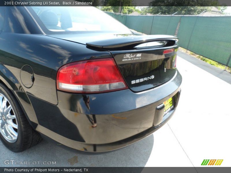 Black / Sandstone 2001 Chrysler Sebring LXi Sedan