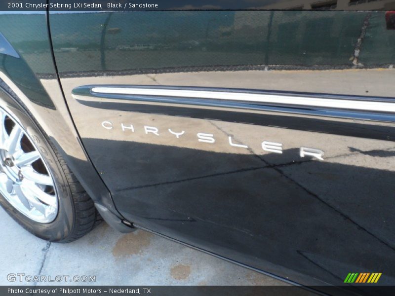 Black / Sandstone 2001 Chrysler Sebring LXi Sedan