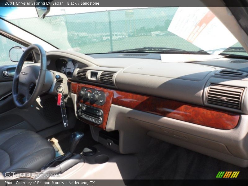 Black / Sandstone 2001 Chrysler Sebring LXi Sedan
