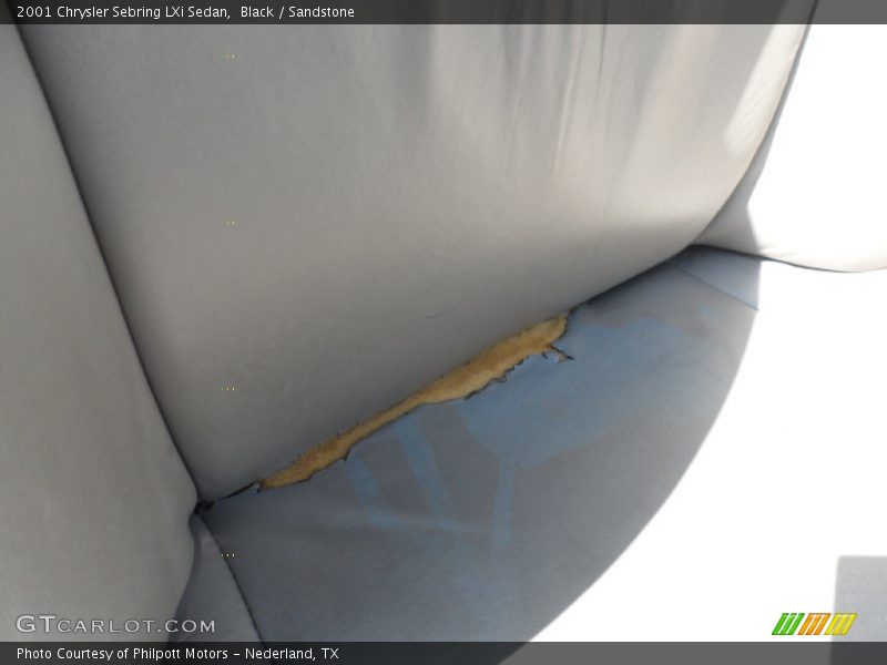 Black / Sandstone 2001 Chrysler Sebring LXi Sedan