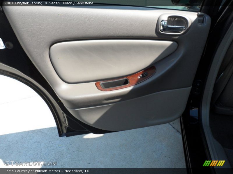 Black / Sandstone 2001 Chrysler Sebring LXi Sedan