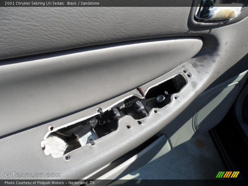 Black / Sandstone 2001 Chrysler Sebring LXi Sedan