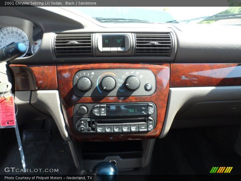 Black / Sandstone 2001 Chrysler Sebring LXi Sedan