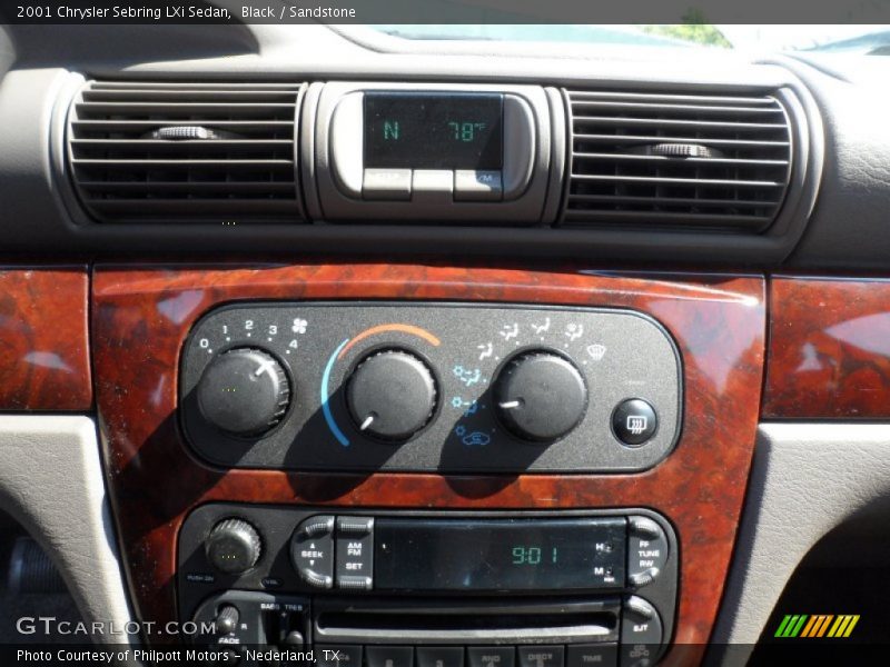 Black / Sandstone 2001 Chrysler Sebring LXi Sedan