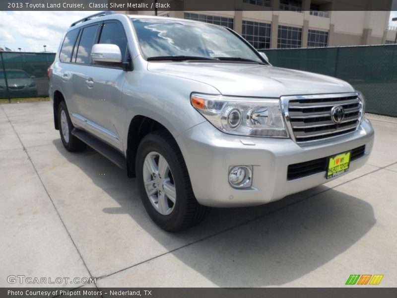 Classic Silver Metallic / Black 2013 Toyota Land Cruiser