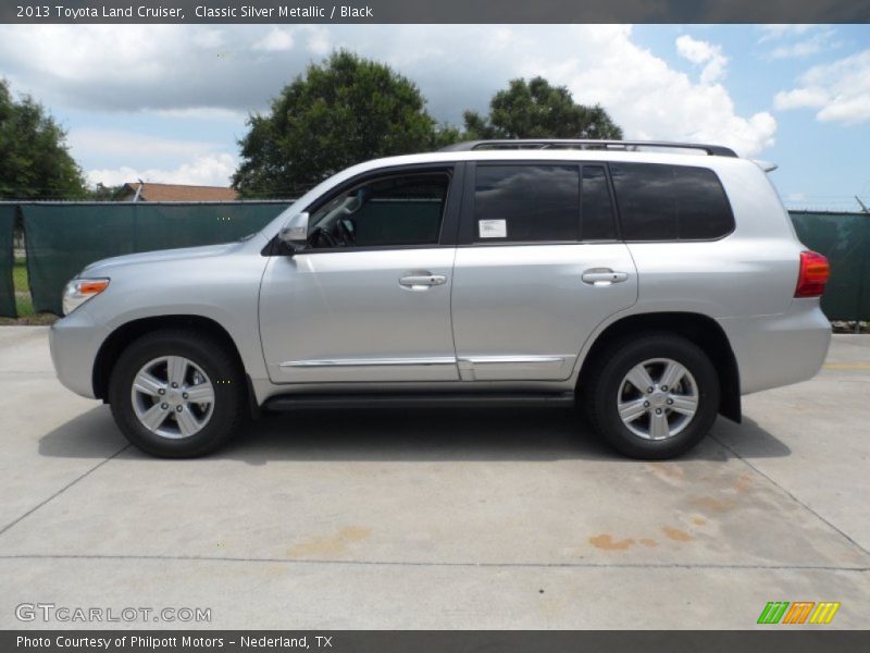 Classic Silver Metallic / Black 2013 Toyota Land Cruiser