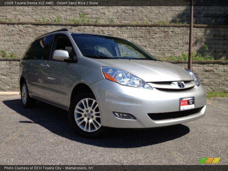 Desert Sand Mica / Stone 2008 Toyota Sienna XLE AWD