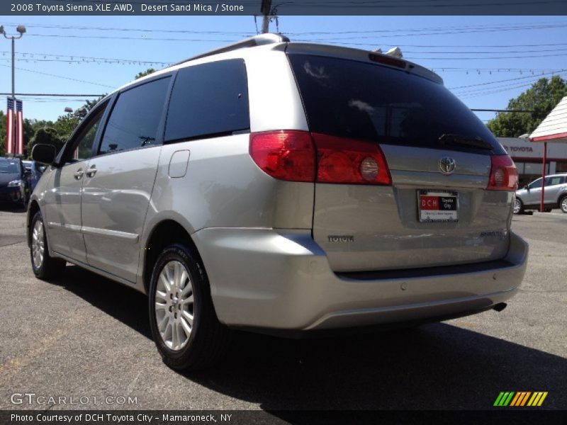 Desert Sand Mica / Stone 2008 Toyota Sienna XLE AWD
