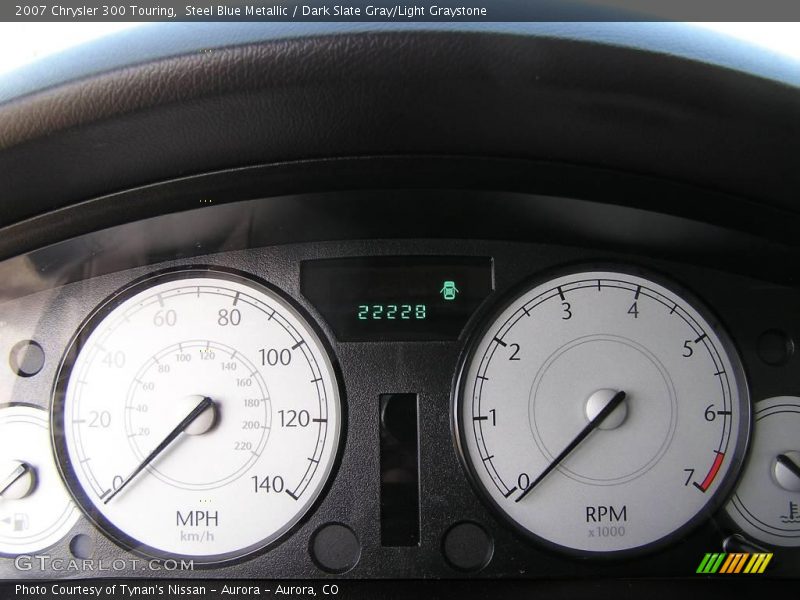 Steel Blue Metallic / Dark Slate Gray/Light Graystone 2007 Chrysler 300 Touring