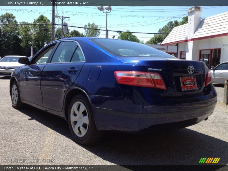 Blue Ribbon Metallic / Ash 2009 Toyota Camry LE