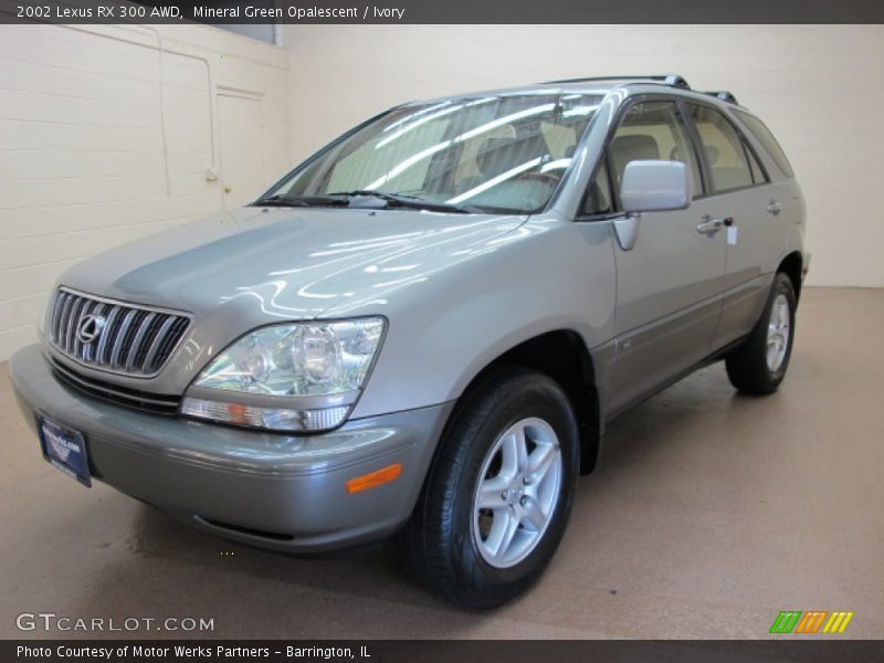 Mineral Green Opalescent / Ivory 2002 Lexus RX 300 AWD