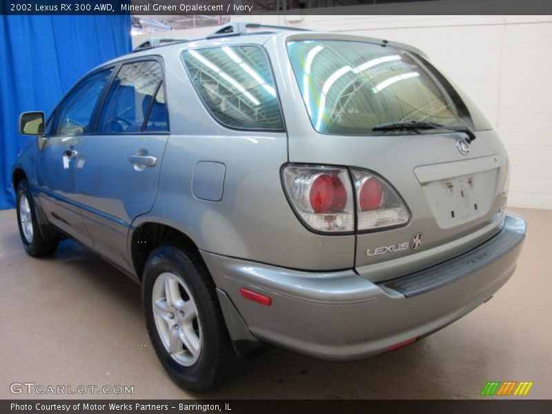 Mineral Green Opalescent / Ivory 2002 Lexus RX 300 AWD