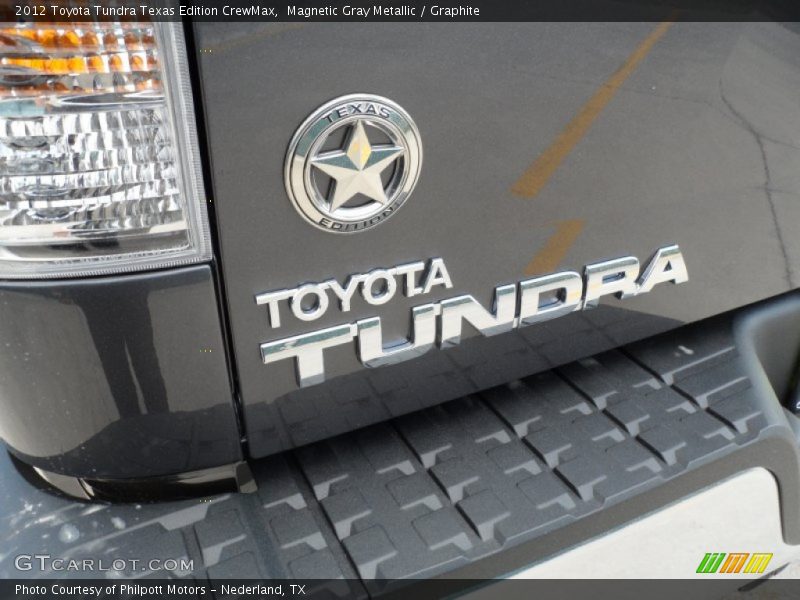 Magnetic Gray Metallic / Graphite 2012 Toyota Tundra Texas Edition CrewMax
