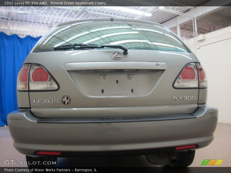 Mineral Green Opalescent / Ivory 2002 Lexus RX 300 AWD