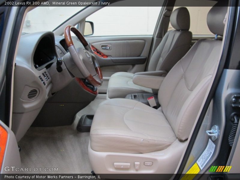 Mineral Green Opalescent / Ivory 2002 Lexus RX 300 AWD