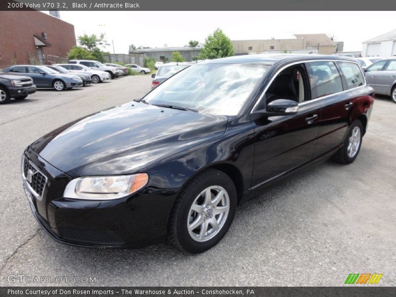 Black / Anthracite Black 2008 Volvo V70 3.2