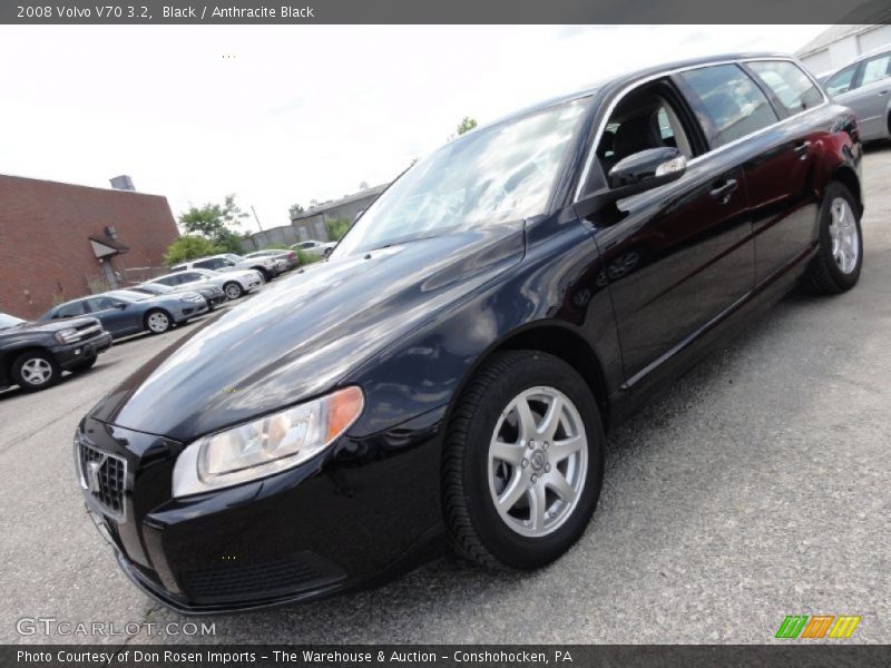 Black / Anthracite Black 2008 Volvo V70 3.2