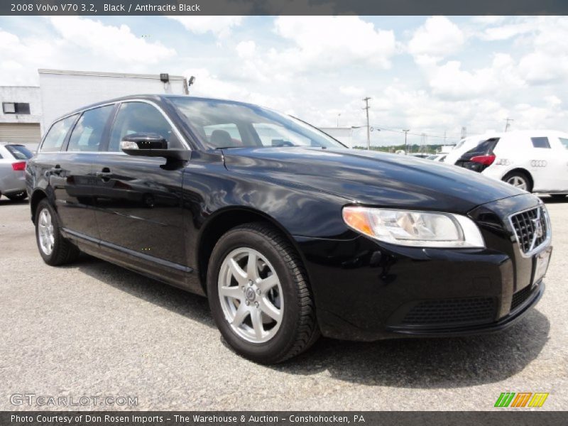 Black / Anthracite Black 2008 Volvo V70 3.2