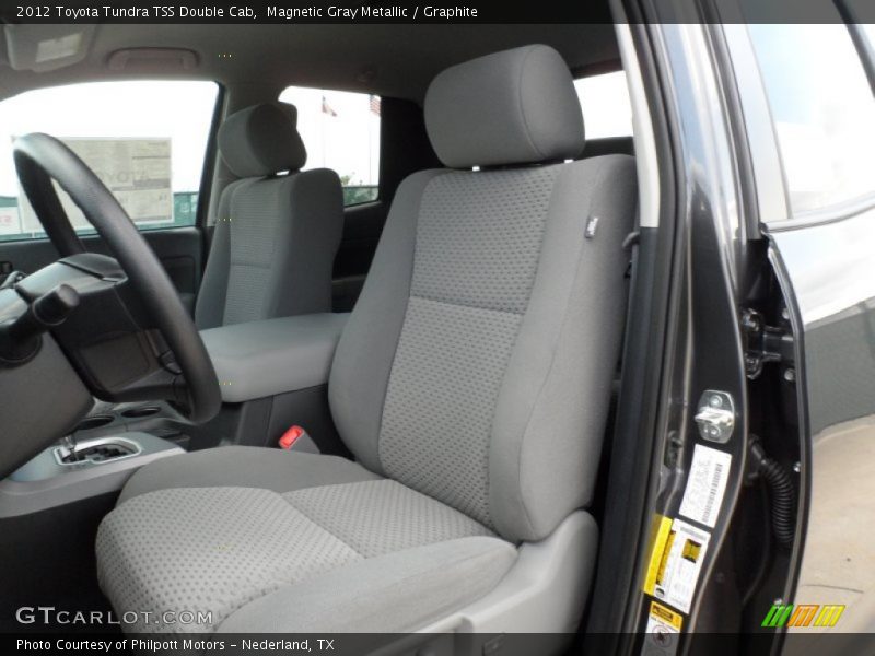 Front Seat of 2012 Tundra TSS Double Cab
