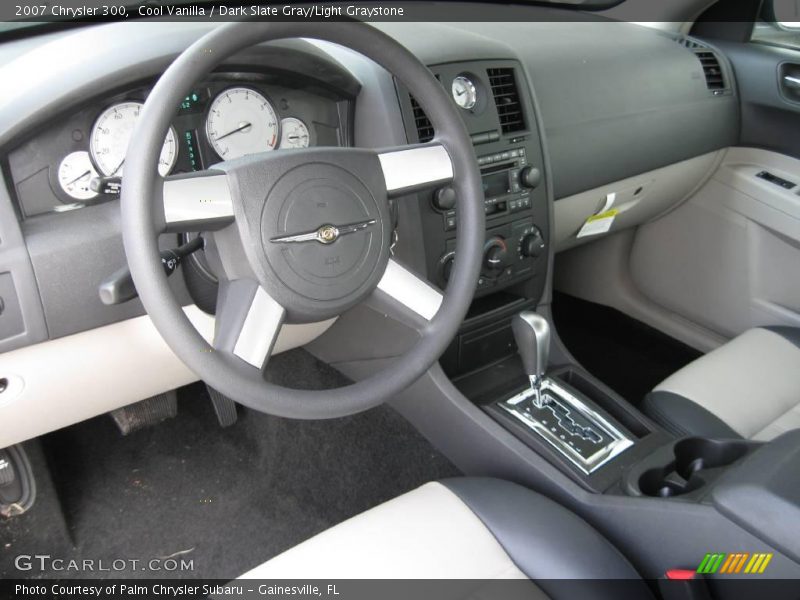 Cool Vanilla / Dark Slate Gray/Light Graystone 2007 Chrysler 300