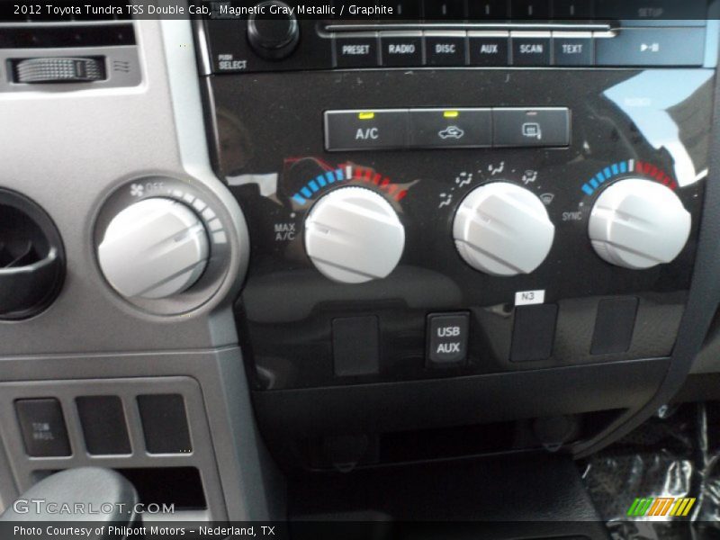 Controls of 2012 Tundra TSS Double Cab
