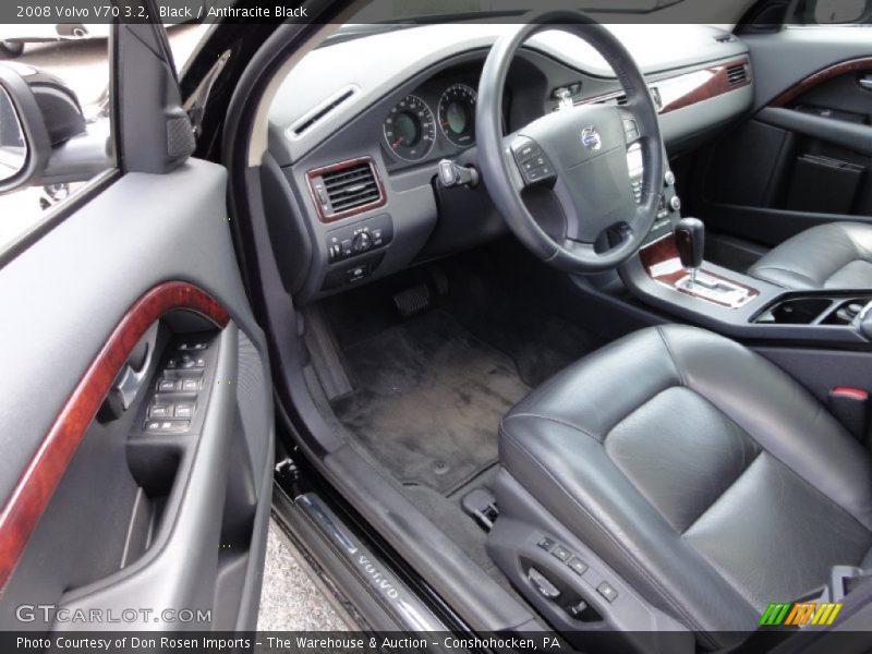 Black / Anthracite Black 2008 Volvo V70 3.2