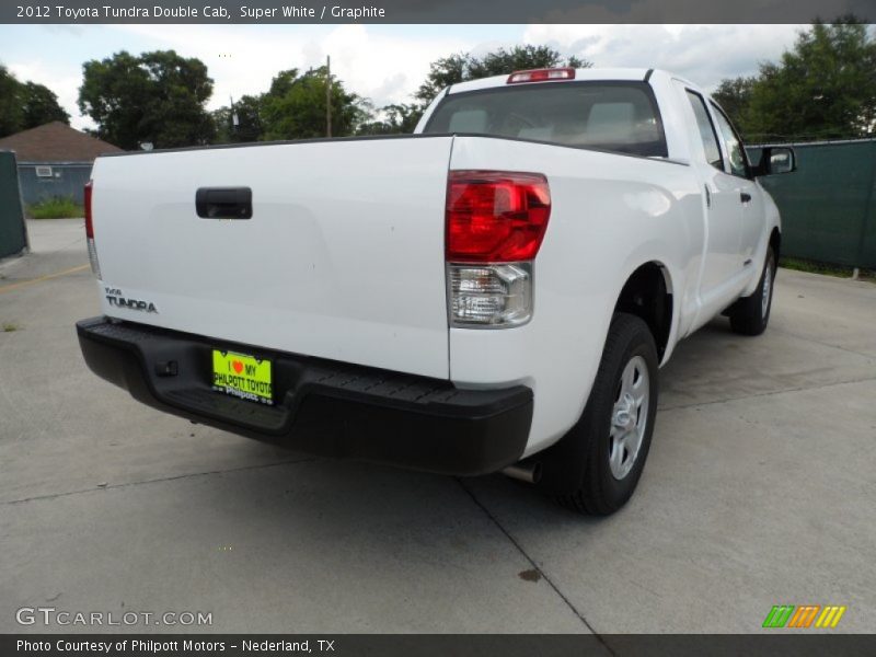 Super White / Graphite 2012 Toyota Tundra Double Cab
