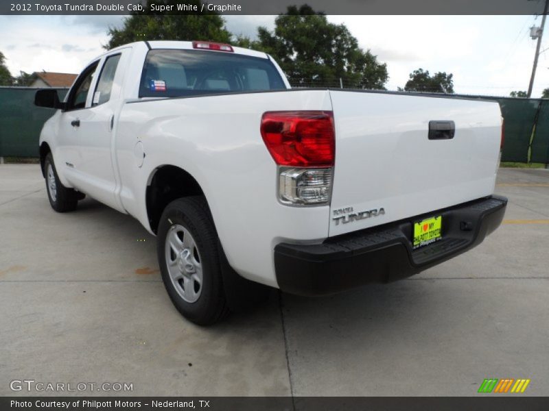Super White / Graphite 2012 Toyota Tundra Double Cab