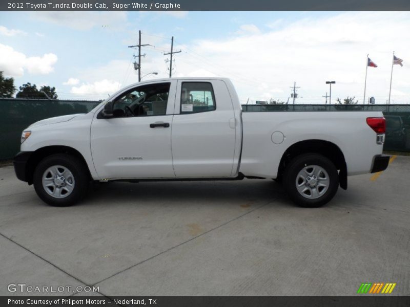 Super White / Graphite 2012 Toyota Tundra Double Cab