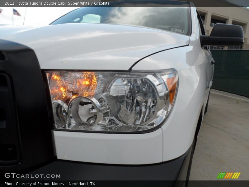 Super White / Graphite 2012 Toyota Tundra Double Cab