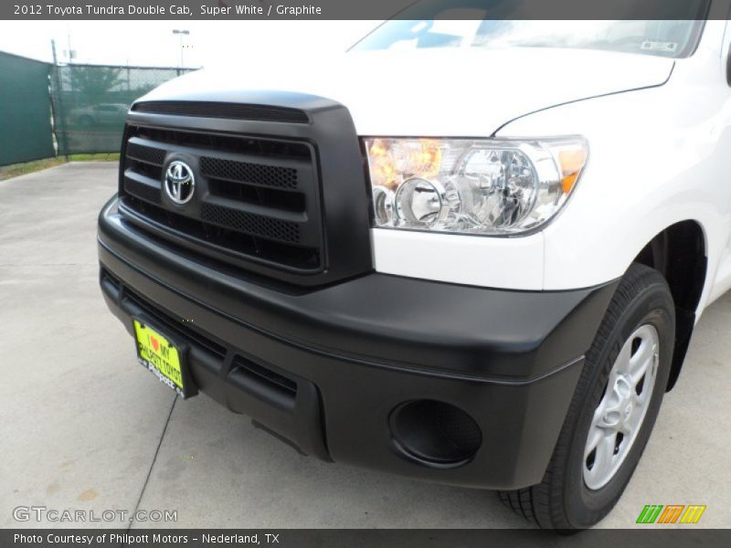 Super White / Graphite 2012 Toyota Tundra Double Cab