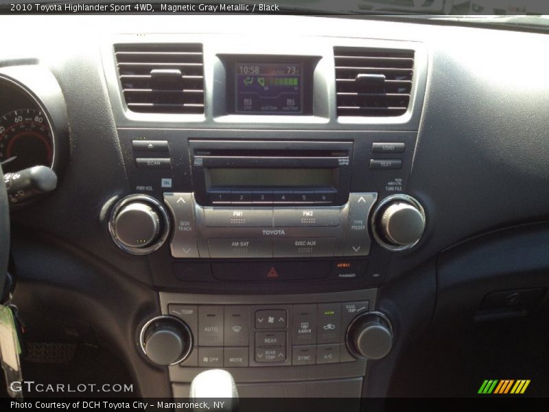 Magnetic Gray Metallic / Black 2010 Toyota Highlander Sport 4WD