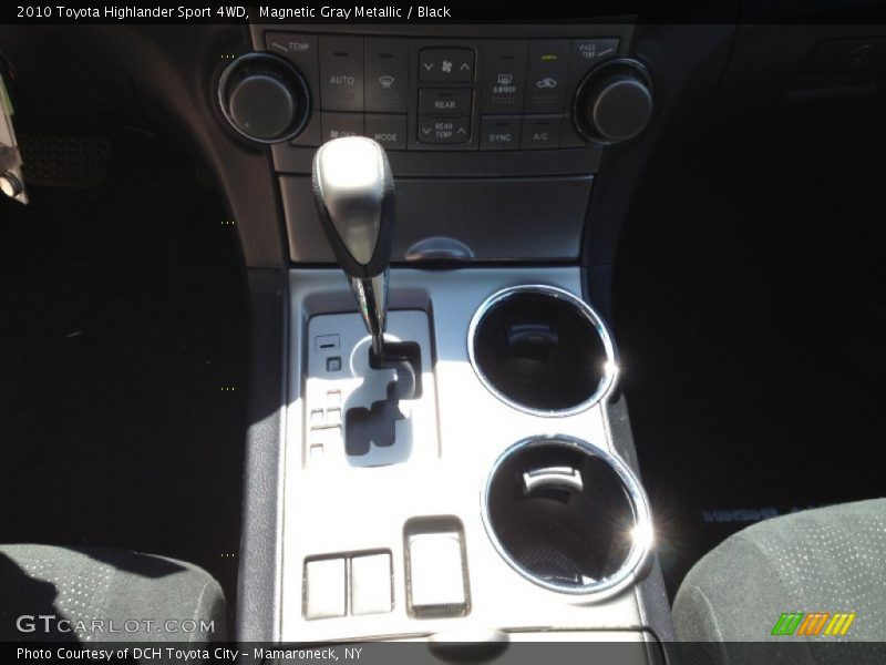 Magnetic Gray Metallic / Black 2010 Toyota Highlander Sport 4WD
