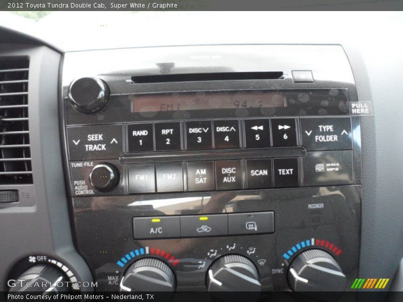 Audio System of 2012 Tundra Double Cab
