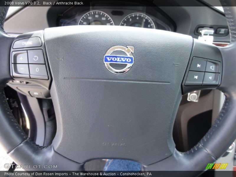 Black / Anthracite Black 2008 Volvo V70 3.2