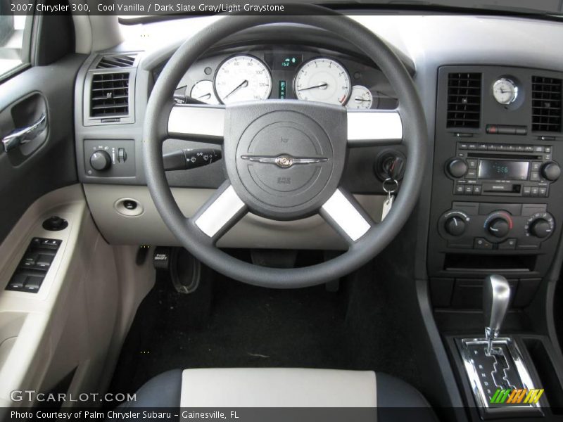Cool Vanilla / Dark Slate Gray/Light Graystone 2007 Chrysler 300